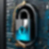 Secure data erasure concept with digital lock