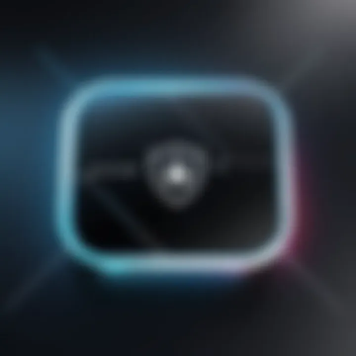 A secure internet connection symbol for safe browsing