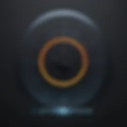 Mysterious silhouette with clock symbolizing anticipation