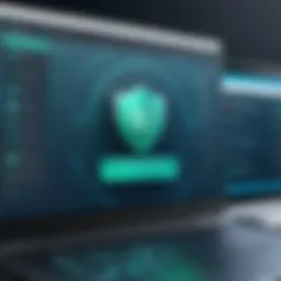 Visual representation of an antivirus remover interface