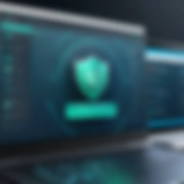 Visual representation of an antivirus remover interface