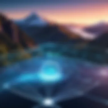 Navigating the Web Safely A serene environment symbolizing safe online navigation