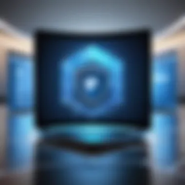 Understanding VPN Security Features A secure network interface symbolizing VPN safety