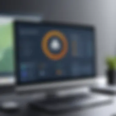 Avast SecureLine Interface Overview Visual representation of Avast SecureLine VPN interface showcasing features