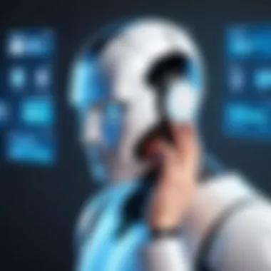 Person Considering Robocall Solutions A person contemplating options for call protection
