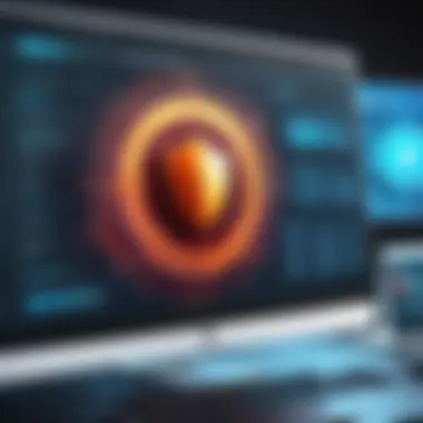 Antivirus Program in Action Antivirus program scanning for threats