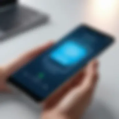 Configuring IP Address on Smartphone Smartphone settings interface for IP address configuration