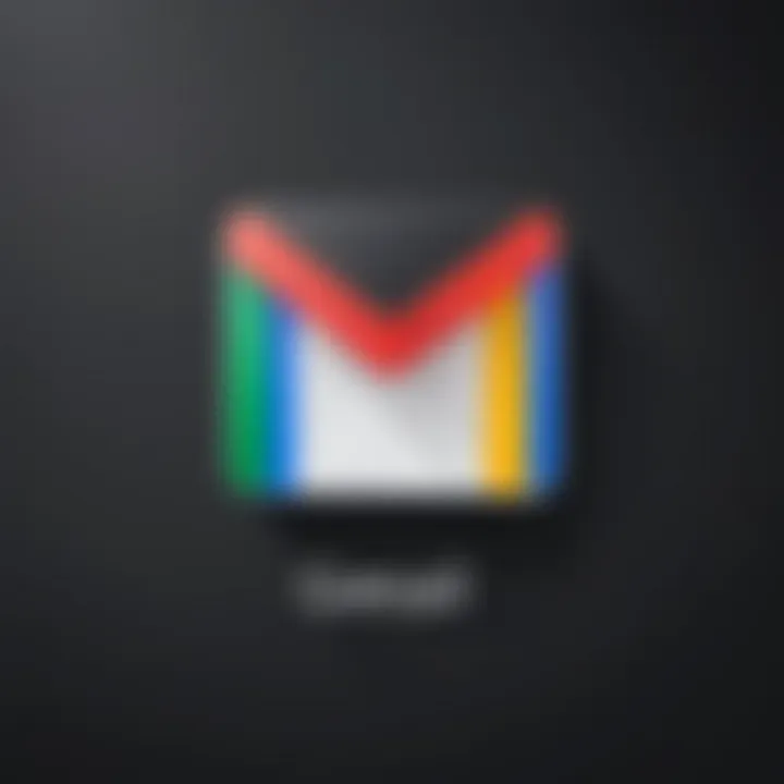 Android device displaying Gmail settings