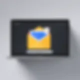 Secure login screen for Google Mail