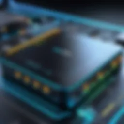 Modern router interface showing connected devices