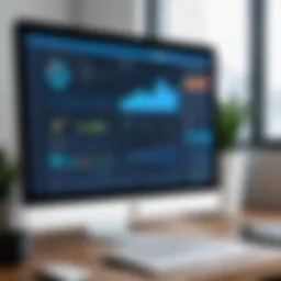 Monitoring tools interface showcasing real-time content changes on a webpage