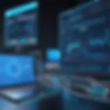 An overview of connectivity test tools on a digital interface.
