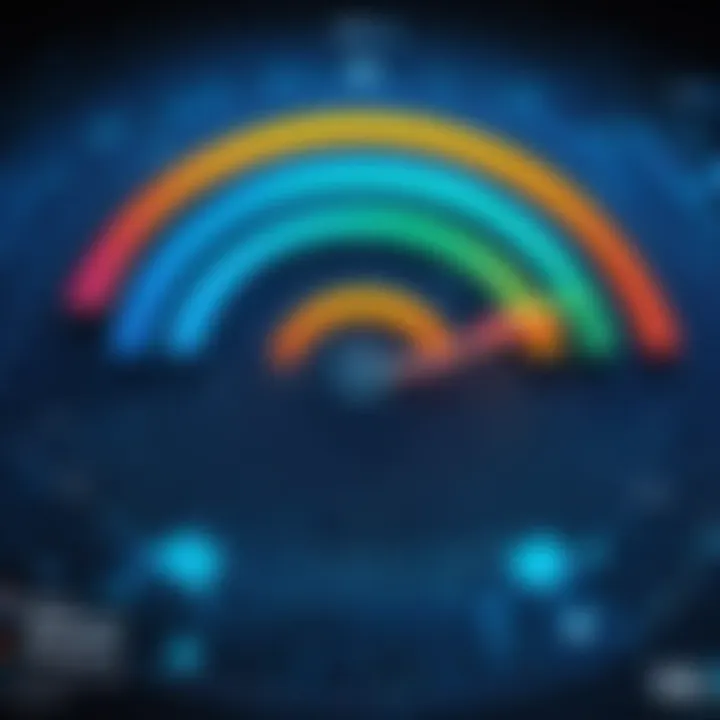 Graph showing WiFi signal strength