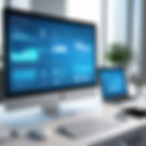 Conceptual depiction of desktop management strategies