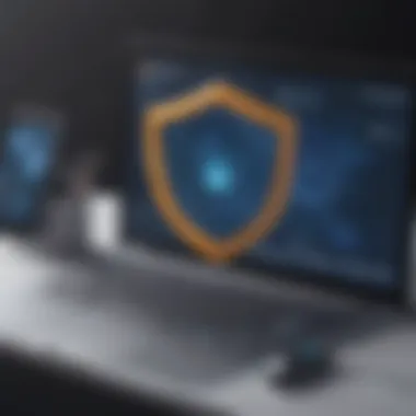 Secure Online Connection Illustration depicting secure online connection with OpenVPN
