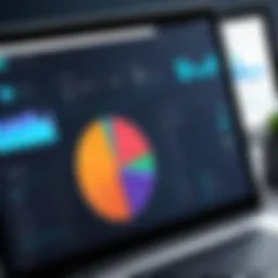 Visual representation of contract management software dashboard highlighting key features.