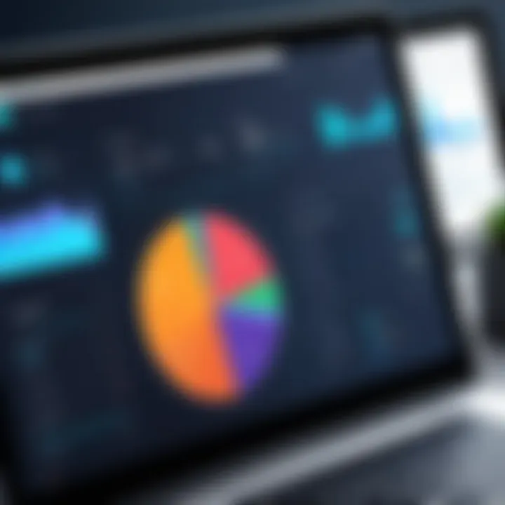 Visual representation of contract management software dashboard highlighting key features.