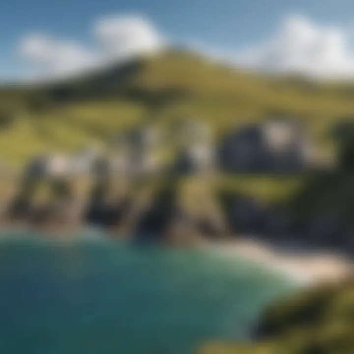 Cornwall landscape setting of Poldark Episode 1