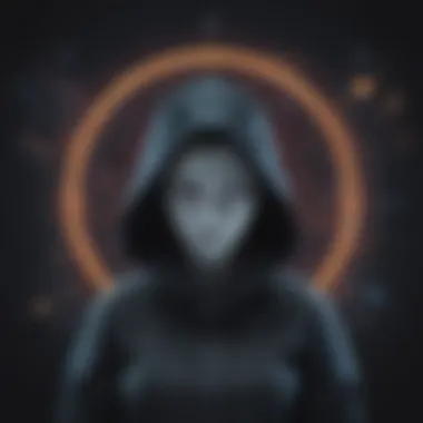 Interconnected Vigilance: Safeguarding the Digital Sphere Cybersecurity Network Illustration