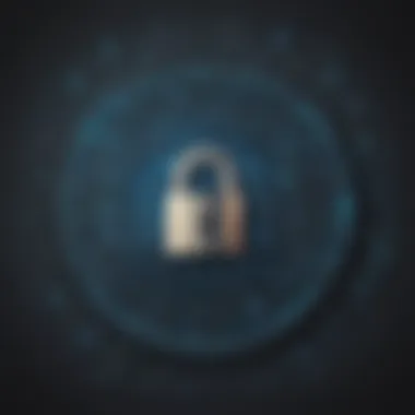 Illustration of data encryption for privacy protection