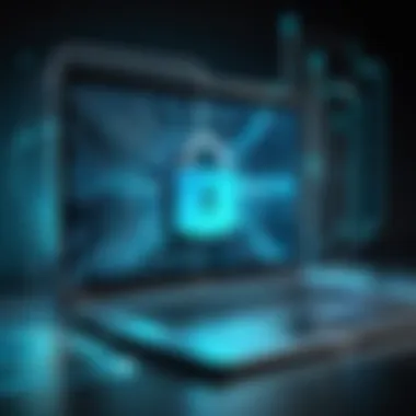 Digital Security Illustration Abstract digital security illustration highlighting online safety while streaming 'Arrow'