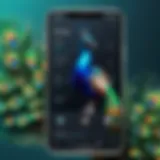 User interface of the Peacock app showcasing download feature