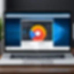 A computer screen displaying a browser with ad-blocking software