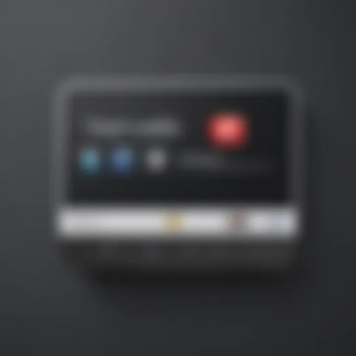 Sleek design of a YouTube video converter tool for Mac