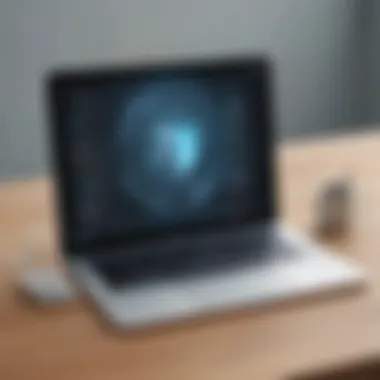 Advanced Security Features for Apple Devices Illustration showcasing the enhanced security features of antivirus solutions for Apple devices