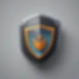 Safari browser with shield emblem symbolizing online security