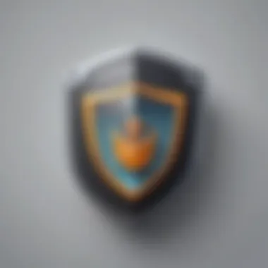 Safari browser with shield emblem symbolizing online security