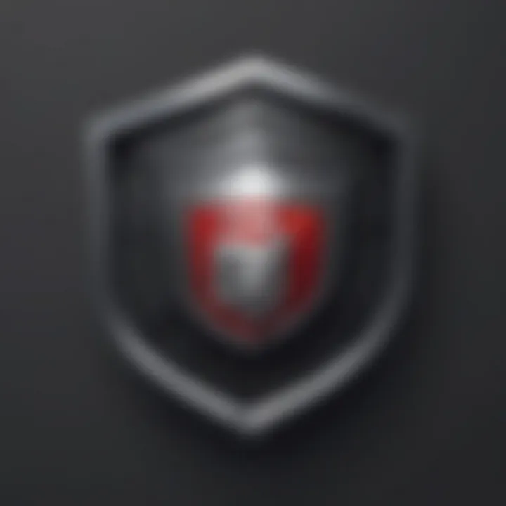 ESPN logo with a shield symbolizing security