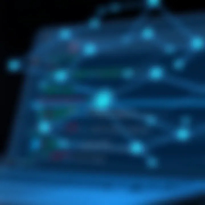 Command-line interface showcasing advanced network analysis tools