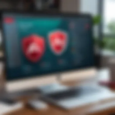 Overview of McAfee antivirus interface on Mac