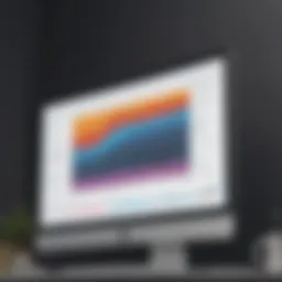 Visualization of Apache log data on Mac screen