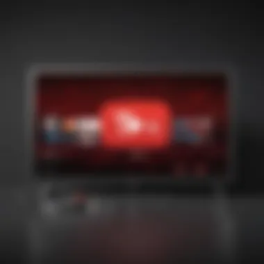 TV screen displaying YouTube TV logo