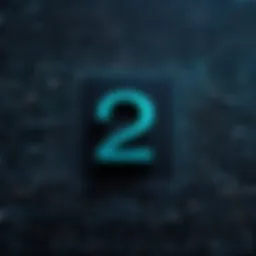 Abstract representation of encrypted fake numbers