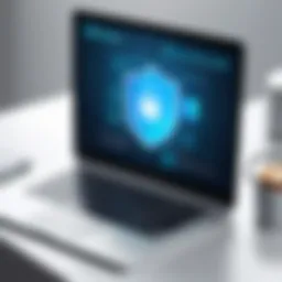 Conceptual representation of digital file transfer security