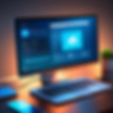 Remote Desktop Access in Action Illustration of remote desktop access in action
