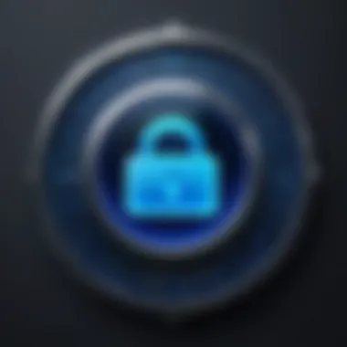 Secure Communication and Privacy Secure communication symbol representing privacy