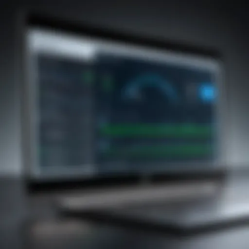 Visual representation of free VPN software interface on Windows