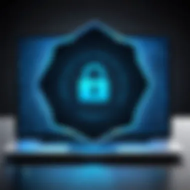 Enhancing Online Privacy with VPN Visual representation of online privacy and data protection