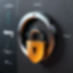 Secure vault symbolizing password protection