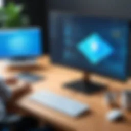 Secure remote desktop connection