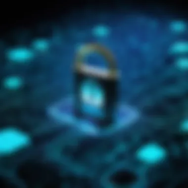Understanding Data Encryption in PIA Dynamic security protocols graphic representing data encryption