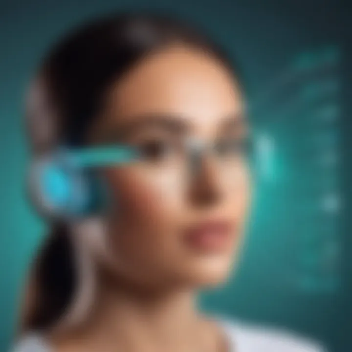 Visual representation of user experience features within PIA