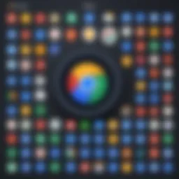 A visual representation of major search engines including Google, Bing, and DuckDuckGo.
