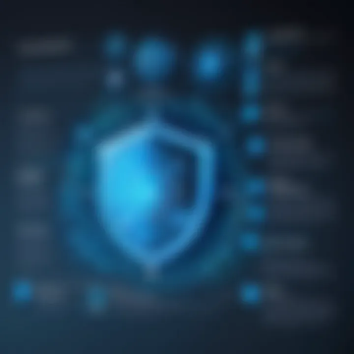 Diagram illustrating the relationship between IoCs and security threats