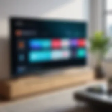 Illustration depicting the advantages of using VPNs for secure streaming on Smart TVs.