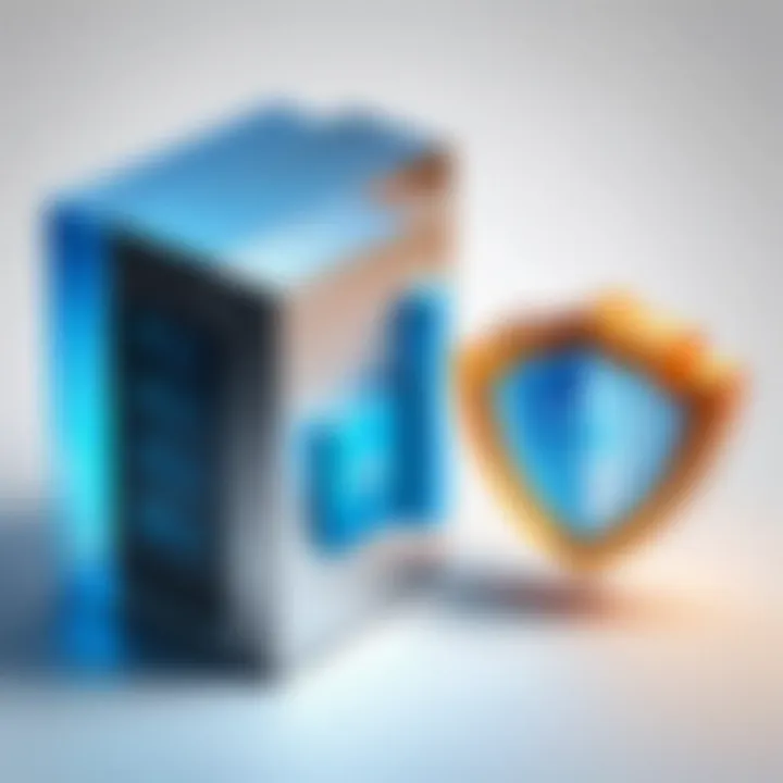 Illustration of secure data storage